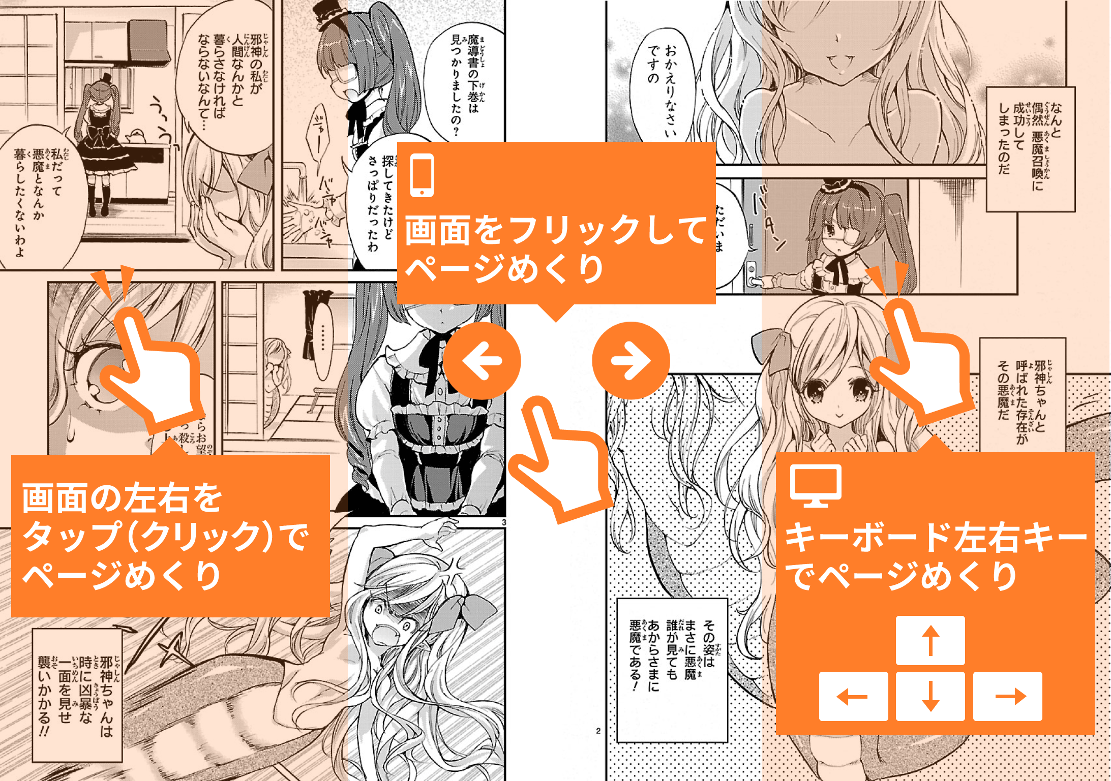 操作方法-ページめくり