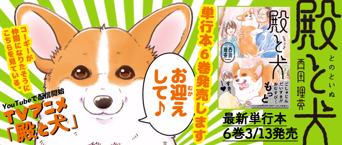 3/13発売 殿と犬 第6巻