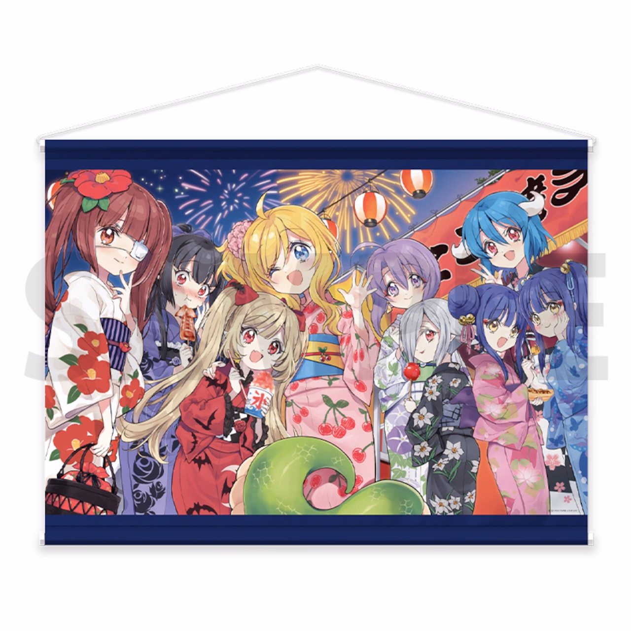 B2横タペストリー夏祭り悪魔Ver.
