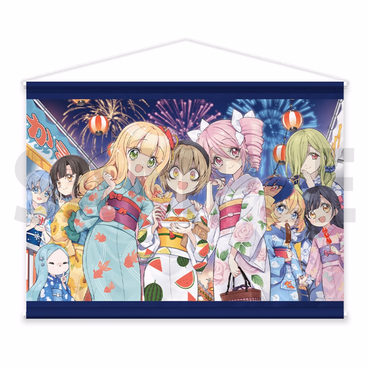 B2横タペストリー夏祭り天使Ver.