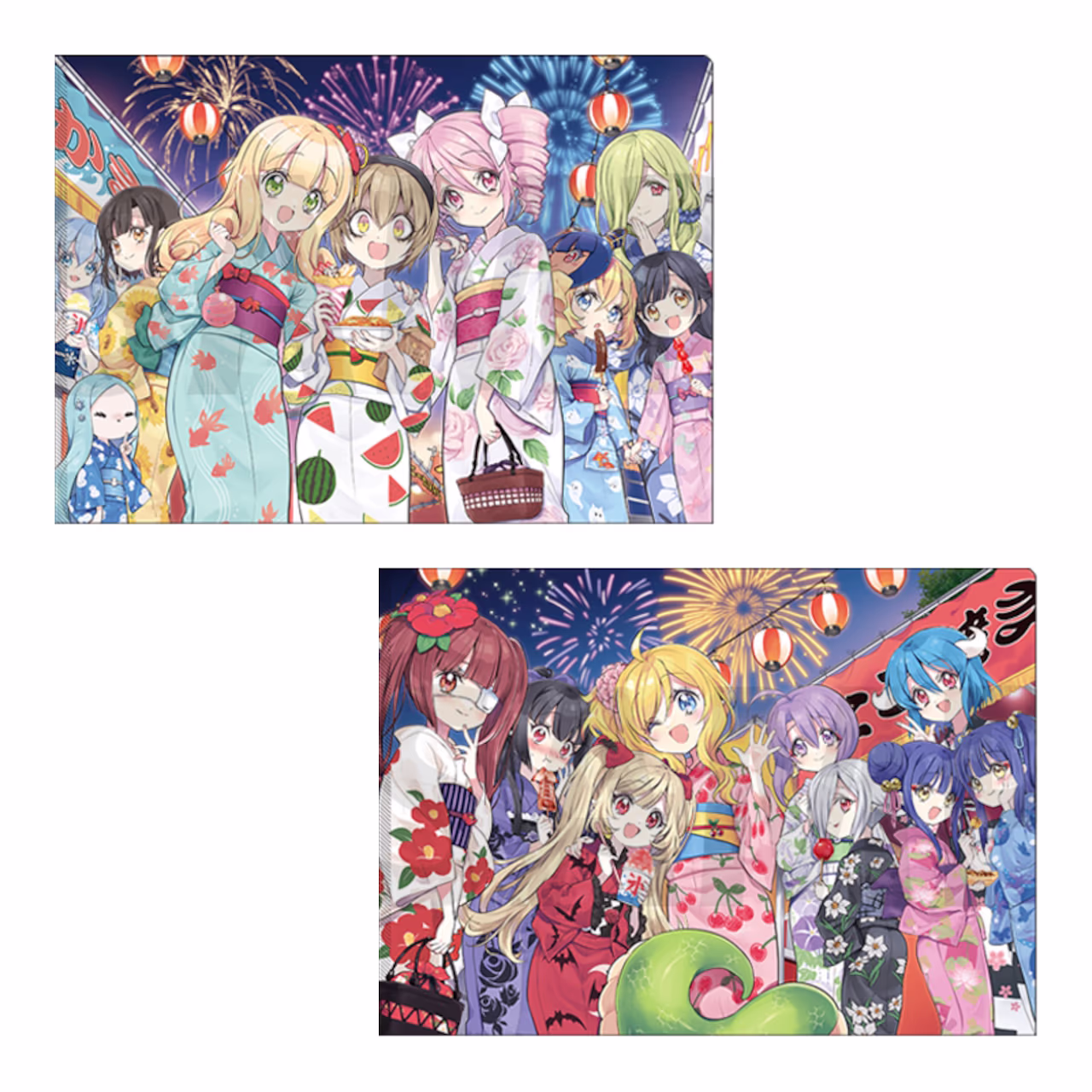 クリアファイル夏祭りセット