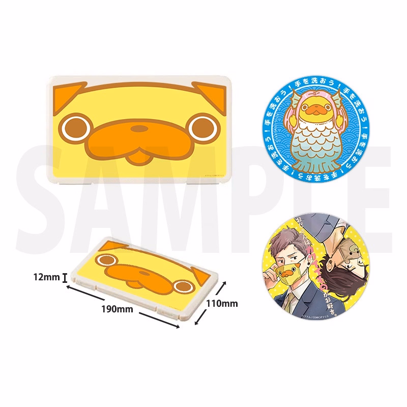 マスクケース&缶バッジ (2個)セット