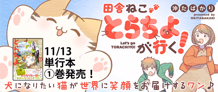 田舎ねこ とらちよが行く！