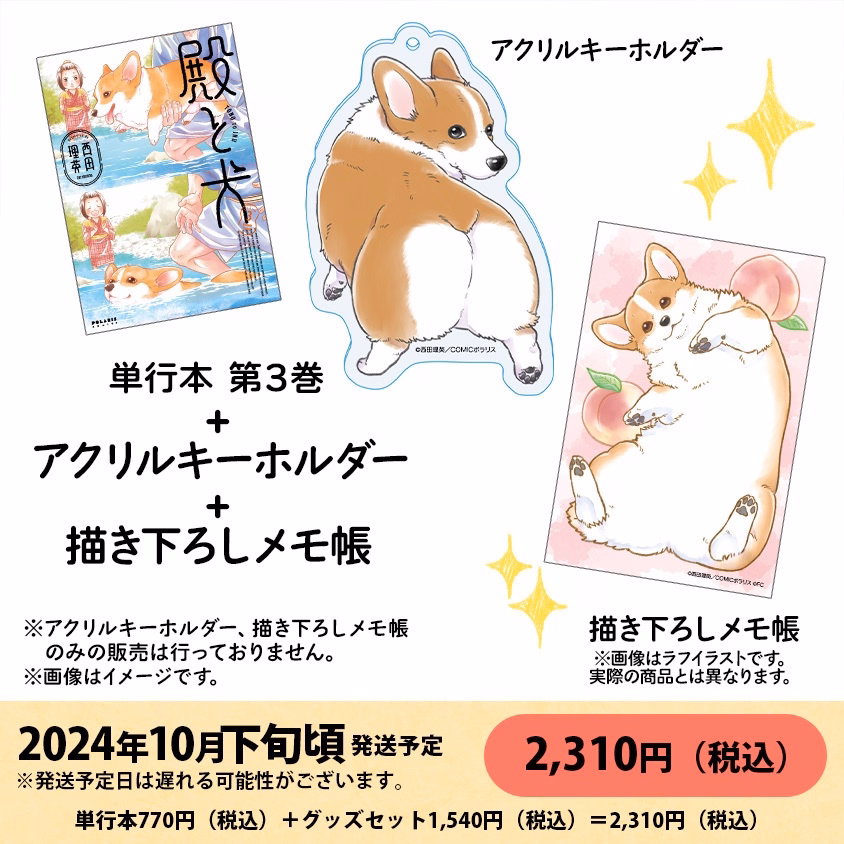 【公式ショップ特別セット】第3巻 アクリルキーホルダー&描き下ろしメモ帳付き