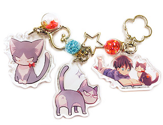 「同居人はひざ、時々、頭のうえ。」 アクリルキーホルダー