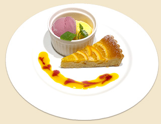 チコ&マコ友情オレンジタルト